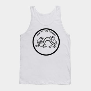 Year of the Dragon Black Line Tank Top